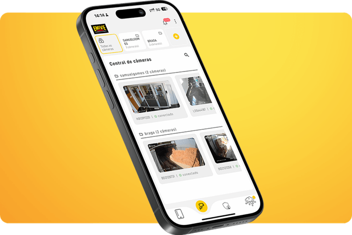 SuperApp Emive aberto no celular